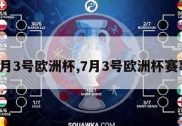 7月3号欧洲杯,7月3号欧洲杯赛事