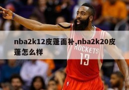 nba2k12皮蓬面补,nba2k20皮蓬怎么样