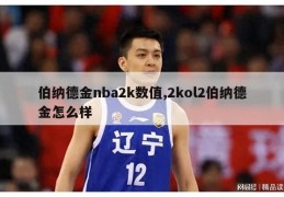 伯纳德金nba2k数值,2kol2伯纳德金怎么样