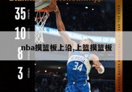 nba摸篮板上沿,上篮摸篮板