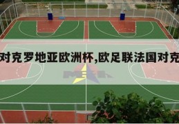 法国对克罗地亚欧洲杯,欧足联法国对克罗地亚